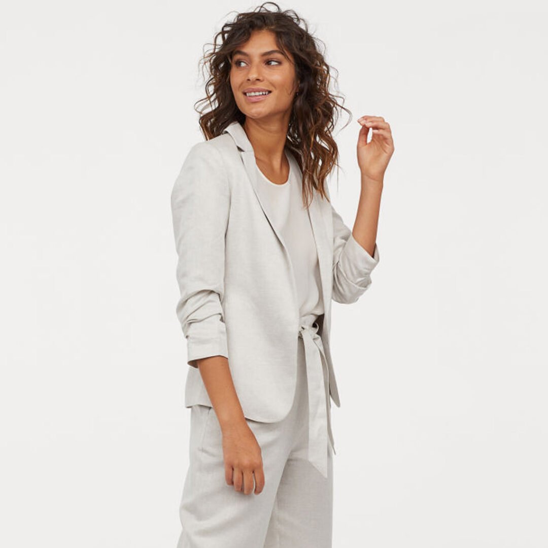 Linen-Blend Jacket - Afbeelding 2